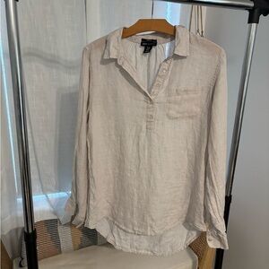 Natural 100% Linen Shirt